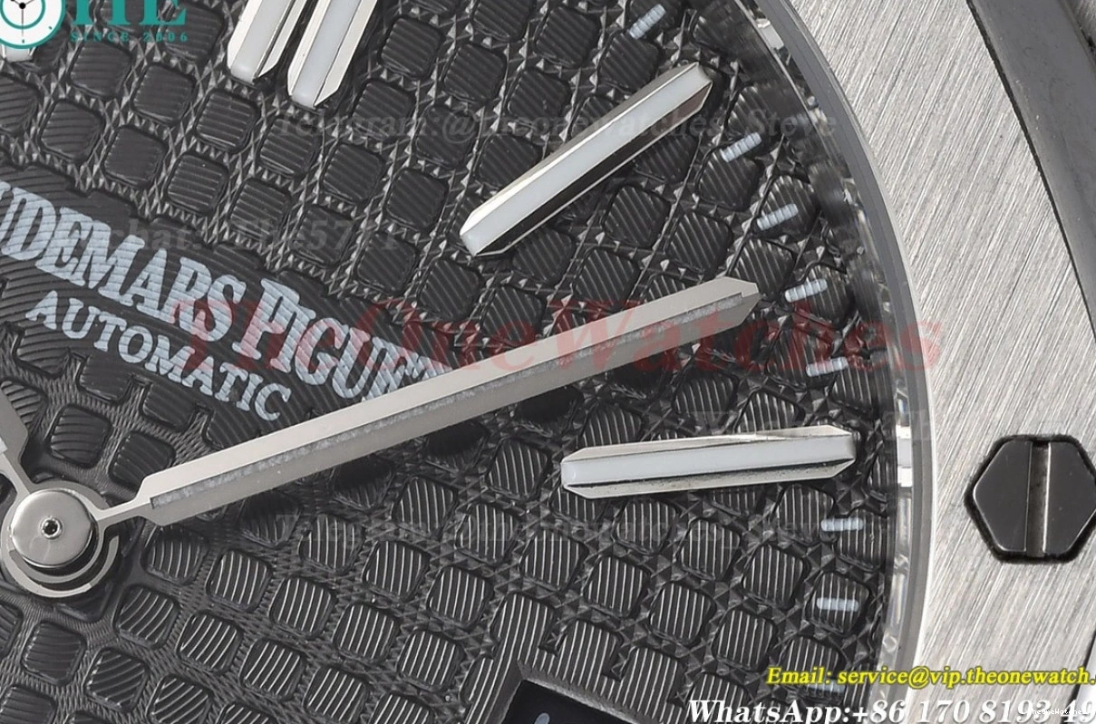 SS 41mm Dial GDF Royal Grey MY8215 15202 Oak SS 0121